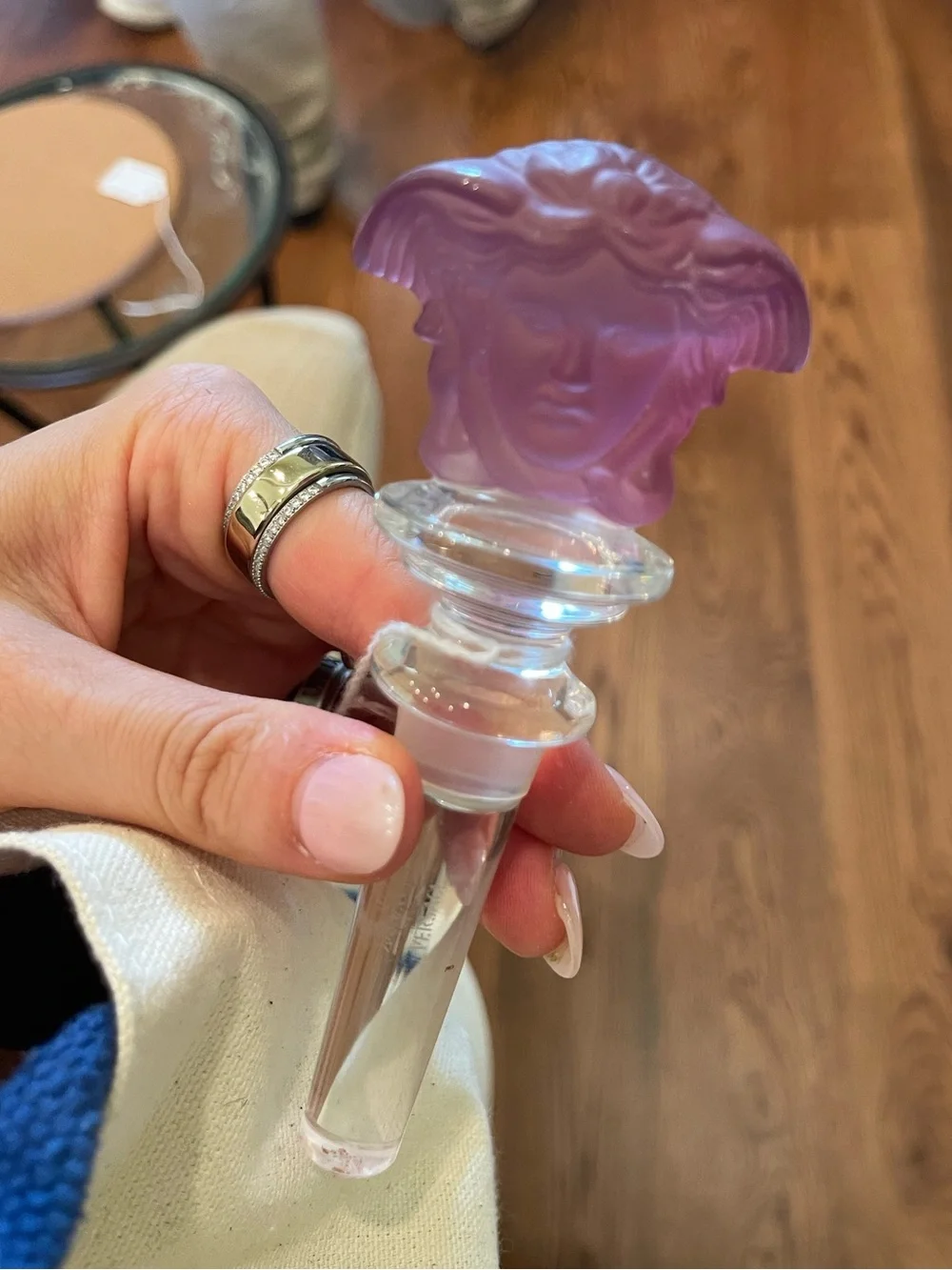 Rosenthal x VERSACE Medusa wine bottle stopper